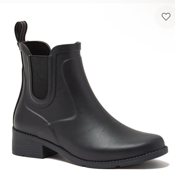Sam Edelman Black Chelsea Rain Boots, Size 4 M, NWT - Picture 1 of 14